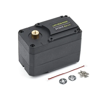Abbildung von 30KG Serieller Bus Servo mit Hohem Drehmoment, Metal Gear ST3215 Motor Hochpräzisem Programmierbarem 360 Magnet Encoder, Zwei Wege Feedback, Servo/Motor Duale Modi