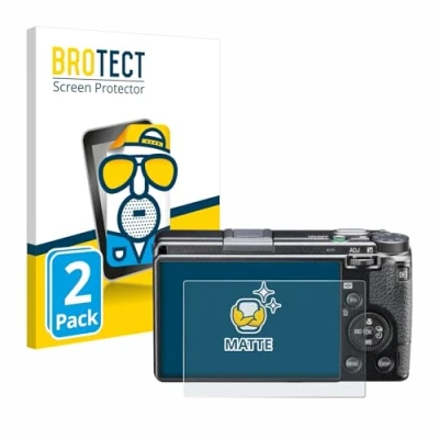 Abbildung von BROTECT Entspiegelungs Schutzfolie für Ricoh GR III HDF (2 Stück) Matte Displayschutz Folie, Anti Reflex, Fingerprint