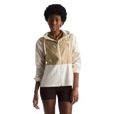 Abbildung von The North Face Cyclone Jacket Windbreaker, Damen, Größe: XS, Gardenia white/khaki stone