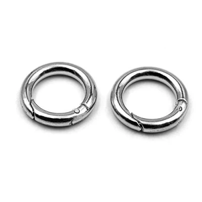 Abbildung von Vintageparts Karabinerhaken in Platinfarben 20mm 2 Stück Schmuck selber Machen