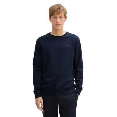 Abbildung von TOM Tailor MIT Logoprint Sweatshirt, Herren, Größe: XXL, Sky captain blue