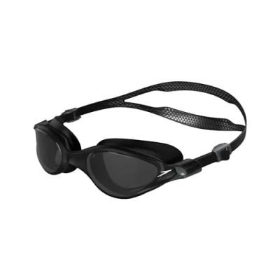 Abbildung von Speedo Unisex V Class Vue Swimming Goggles Swim Eyewear, Black/Smoke, One Size