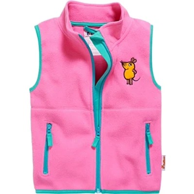 Abbildung von Playshoes Strickfleecejacke Fleece Weste DIE MAUS