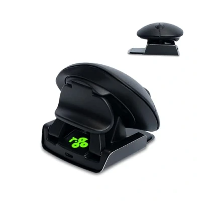 Abbildung von R Go Twister Beidhändige Maus, Ergonomische Vertikale design, Bluetooth&amp;USB Verbindung, Mit Break Software, Vorbeugung Mausarm, Maus für Links oder Rechtshänder, Kompatibel Windows/Mac/Linux, Schwarz