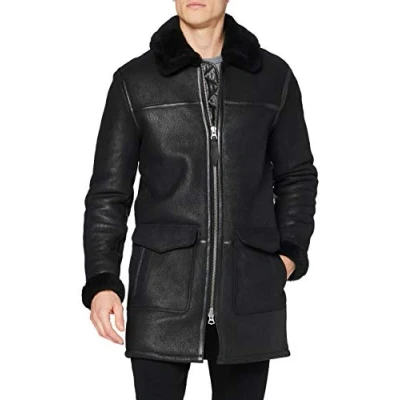 Abbildung von Schott NYC Herren LCCOLORADO Lederjacke, Schwarz, X Large
