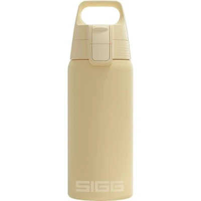 Abbildung von SIGG Isolierte Trinkflasche Shield Therm One Opti Yellow Für kohlensäurehaltige Getränke geeignet Auslaufsicher Spülmaschinenfest BPA frei 90% recycelter Edelstahl Gelb 0.5L