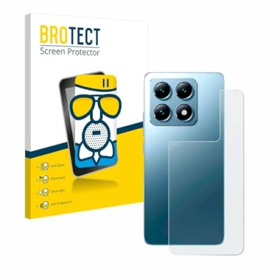 Abbildung von BROTECT Entspiegelungs Schutzglas für Xiaomi 14T Pro (Rückseite) Schutz Folie Panzerfolie Glas Matt [Extrem Kratzfest 9H, Anti Reflex]