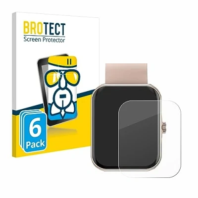 Abbildung von BROTECT Schutzglas für Mutoy Smartwatch 1.83&quot; (6 Stück) Schutzfolie Panzer Folie Glas [Extrem Kratzfest 9H, Anti Fingerprint