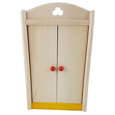Abbildung von Puppenhausm&ouml;bel Schlafzimmer Filius, Schlafzimmerschrank