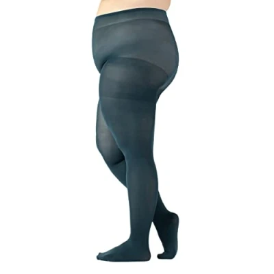 Abbildung von Calzitaly Seamless 15 DEN Strumpfhose, Damen, Größe: XXL, Green