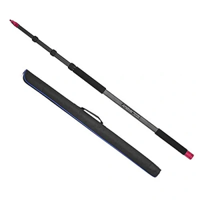 Abbildung von Andoer Mikrofon Boompole, Kamera Einbeinstativ leicht aus Carbonfaser Arm Verlngerung des Stnder für Canon Nikon Sony Foto Studio Aufnahme