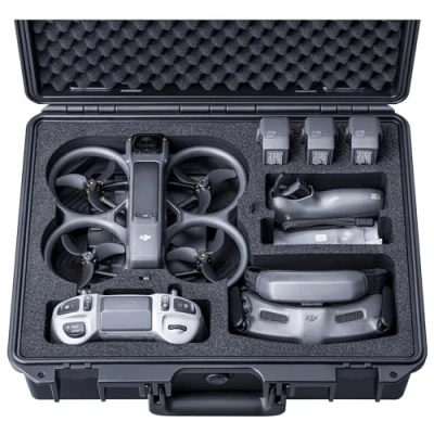 Abbildung von Lykus Titan AT200 Wasserdicht Tasche Koffer Case für DJI Avata 2,Goggles 3,RC Motion 3, FPV Fernsteuerung unterstützt bis zu 7 Akkus [NUR Koffer]