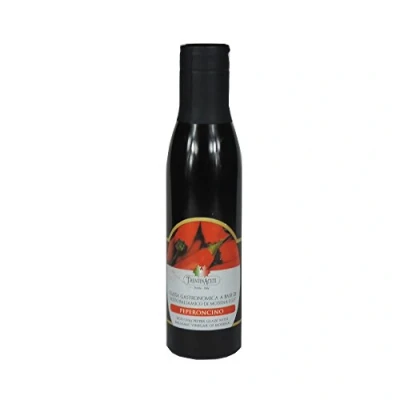 Abbildung von Chili Balsamico Creme mit Aroma aus Italien TrentinAcetia 300 ml Aceto Di Modena IGP Peperoncino Balsamicocreme