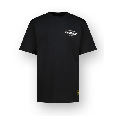 Abbildung von Vingino Boy&#039;s Basic Oversized T Shirt, Schwarz, 4 Jahre