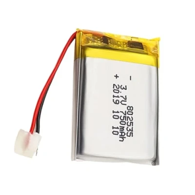 Abbildung von Lithium Polymer Akku 3.7V 750mAh 802535 Wiederaufladbarer Lipo Ion für RC Drohne Flugzeug Zubehörteil