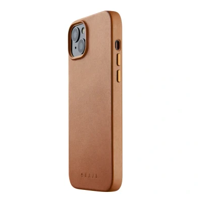Abbildung von MUJJO Lederhülle mit MagSafe iPhone 14 / 15 Plus braun CL 025 TN