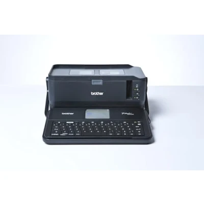 Abbildung von Brother PT D800W Professionelles PC Beschriftungsgerät mit WLAN und separater Tastatur (für 3,5 bis 36 mm breite TZe Schriftbänder, Thermotransfer Druckverfahren)