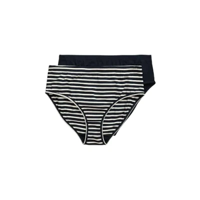 Abbildung von Ulla Popken 2 PACK Slip, Damen, Größe: 42/44, Marine