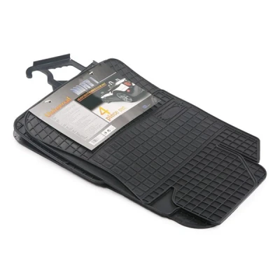 Abbildung von FROGUM 0011 Fußmattensatz Gummi vorne und hinten 4 schwarz Universelle passform 63,5x46, 34x46