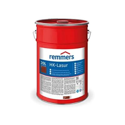 Abbildung von Remmers HK Lasur 3in1 teak, 20 Liter, Holzlasur aussen, 3n1: Imprägnierung, Grundierung &amp; Lasur, Holzschutz vor Feuchtigkeit UV Strahlung