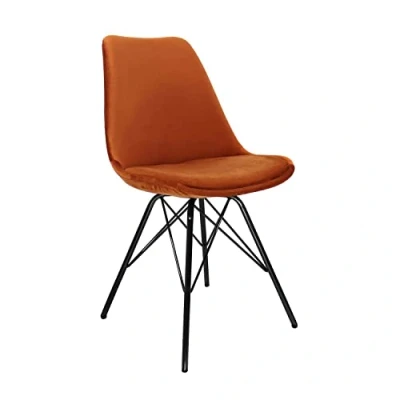 Abbildung von Kick Collection Esszimmerstühl Velvet Samt Orange Modern und Hochwertig Hochwertige Materialien Erhältlich in vielen Farben