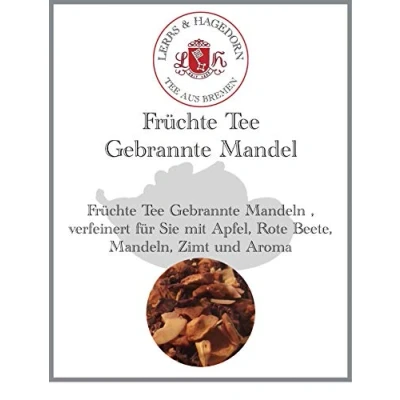 Abbildung von Lerbs &amp; Hagedorn, Früchte Tee Gebrannte Mandel 250g (ca. 21 Liter) Apfel, Rote Beete, Mandeln, Zimt