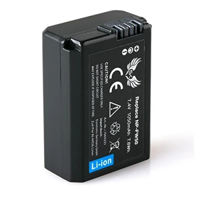 Abbildung von SK Akku Sony NP FW50 1050mAh für Alpha 7 7II 7R 7S II 5100 6300 6500 // NEX 3 6 F3 DSC RX10 SLT A35 A55 ZV E10