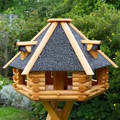 Abbildung von DSH DEKO SHOP HANNUSCH Vogelhaus V13 XXL Stein Solar