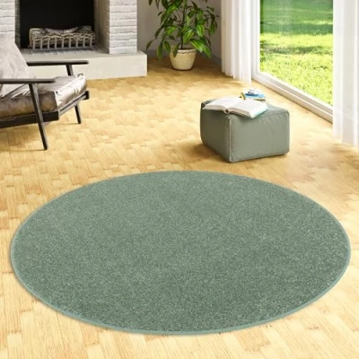 Abbildung von Hochflor Teppich Velours Cottage Rund, Snapstyle, Höhe: 22 mm