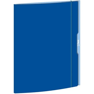 Abbildung von RNKVERLAG 45335 Sammelmappe blau, 310 x 440 mm, DIN A3, mit Gummizugverschluss, 1 Stück