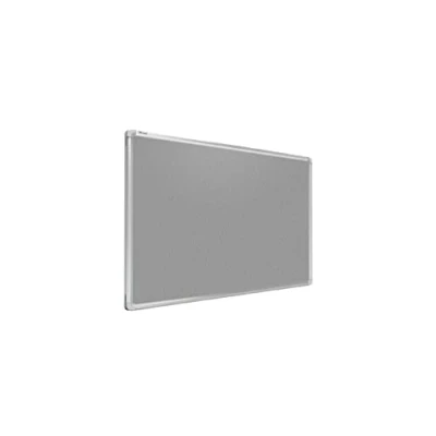 Abbildung von ALLboards Pinnwand Filztafel 180x120cm mit Alurahmen, Textiltafel Grau