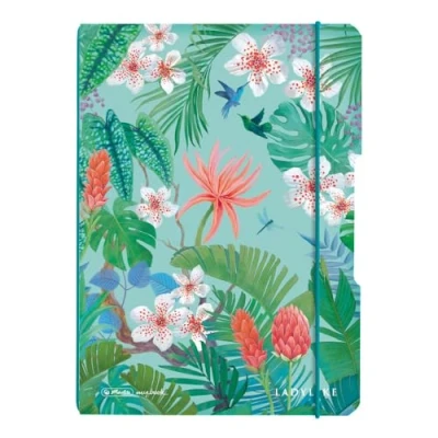Abbildung von herlitz Notizheft flex, A5, 40 Blatt punktiert; Motiv: Ladylike Jungle, 1 Stück