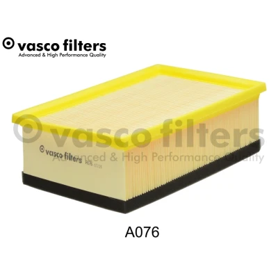 Abbildung von DAVID VASCO A076 Luftfilter 70 169 247 rechteckig Filtereinsatz mit Vorfilter PEUGEOT: 206 Schrägheck, 307 SW