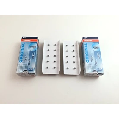 Abbildung von 20 x Osram Lampe 12V 2W W2x4.6d Glassockellampe W2W Innenbeleuchtung 2722