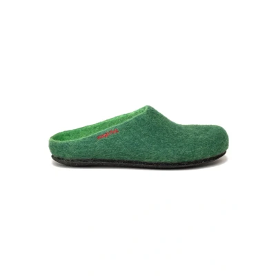 Abbildung von Magicfelt Pantolette flach, Damen, Größe: 39, Dark green Schuhe