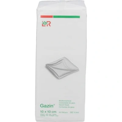 Abbildung von Gazin Kompressen 10x10cm 32fach unsteril