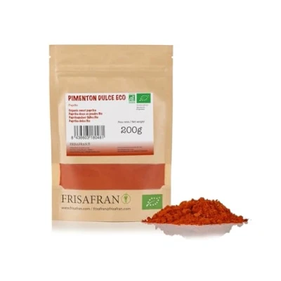 Abbildung von FRISAFRAN paprika edelsüß BIO 200g gemahlen Paprikapulver süß Exzellente Qualität und Geschmack Ideal zum Würzen Süßes Erlebnis gewürze handverlesen