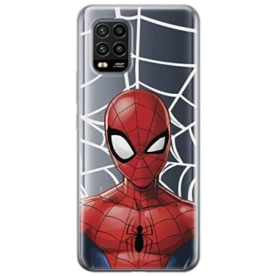 Abbildung von ERT GROUP Handyhülle für Xiaomi MI 10 LITE Original und offiziell Lizenziertes Marvel Muster Spider Man 012 optimal an die Form des Handy angepasst, teilweise transparent