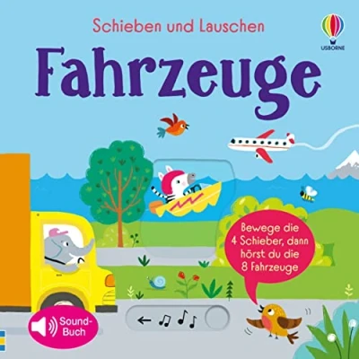 Abbildung von Schieben und Lauschen: Fahrzeuge: 4 Schieber, 8 Sounds interaktives, erstes Entdecken von Fahrzeugen für Kinder ab 1 Jahr (Schieben Lauschen Reihe)
