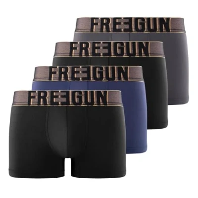 Abbildung von FREEGUN Herren Fg/Sig/1/Bm/Pk4/Ka Retroshorts, Schwarz, XXL (4er Pack)
