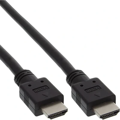 Abbildung von InLine 17602E HDMI Kabel, High Speed, Stecker / Stecker, schwarz, 2m