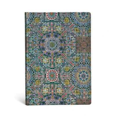 Abbildung von Paperblanks Heilige tibetische Stoffe Padma Notizbuch Midi Unliniert (Sacred Tibetan Textiles), (180 x 130): Unlined
