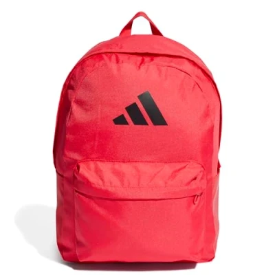 Abbildung von adidas Unisex Classic 3BARS Backpack, Pure Ruby/Black, One Size
