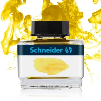 Abbildung von Schneider Füllhaltertinte pastell Glas 15ml lemon cake