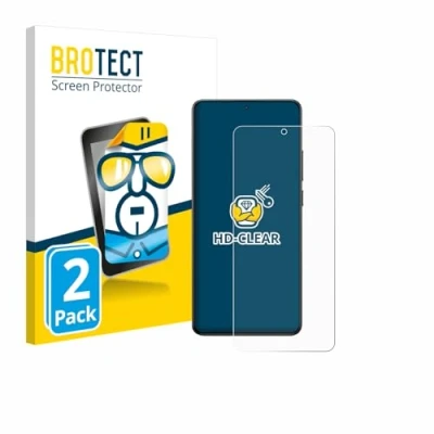 Abbildung von BROTECT (2 Stück Schutzfolie für Xiaomi Poco X7 Pro Displayschutz Folie Ultra Klar