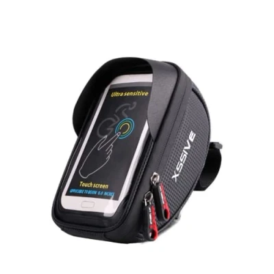 Abbildung von Xssive Handy Lenkertasche Fahrradtasche bis 6.5&quot; für Lenker, Wasserdichte