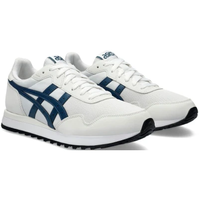 Abbildung von Asics Sportstyle Tiger Runner II Sneaker low, Größe: 36, White/vintage indigo Textil/synthetik
