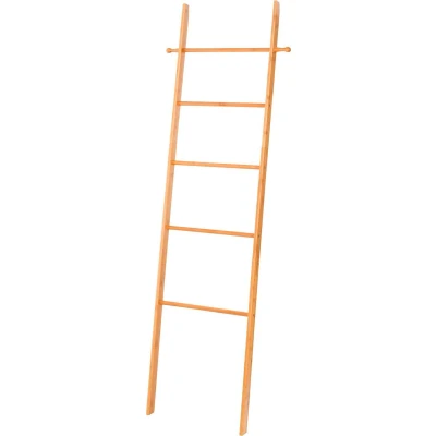 Abbildung von WENKO Handtuchleiter &quot;Bahari&quot;, (5 tlg.), Bambus, Handtuchhalter