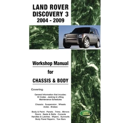 Abbildung von Land Rover Discovery 3 2004 2009 Workshop Manual for Chassis and Body