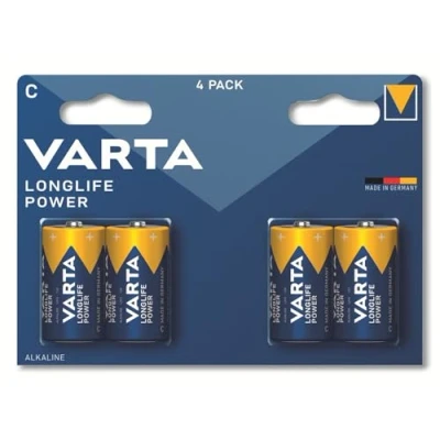 Abbildung von C Batterie R14 VARTA Longlife Power Blister 4 Alkali Mangan 1,5 V Stück
